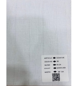 Tela de Lino Transpirable con Acabado Suave, Absorción de Humedad, Comodidad Ligera y Tejido Duradero - Product Image 1