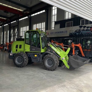 - 1 Ton Best Price New Frame Front Shovel Enclosed Cabin <b>Small</b> <b>Wheel</b> with Wide Tires for Sale - Product Image 5
