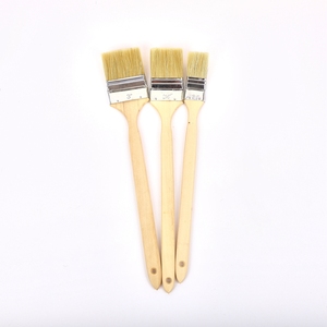 Pinceau à poils à long manche en bois populaire d'usine <span class=keywords><strong>pour</strong></span> les brosses de nettoyage de <span class=keywords><strong>radiateur</strong></span> de traitement de mur - Product Image 2