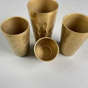 Hui-<span class=keywords><strong>e</strong></span> coreano Vintage in oro 304 in acciaio inossidabile tazza a doppio strato per tè <span class=keywords><strong>e</strong></span> birra che servono alle feste per ristoranti - Product Image 2