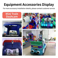 Train électrique sans rail pour enfants, à piles, équipement de terrain de jeu, balles de jeu, vente pour parcs d'attractions extérieurs