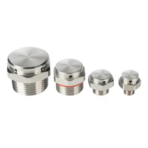 CNPNJI High quality M12 Air Vent Valve Waterproof Metal Breathable Valve Screw In Vent Plug