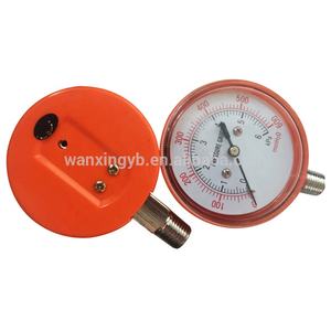 플라스틱 벨로우즈 압력 게이지 1600mmH2O 레드 컬러 압력계 (하이 퀄리티 포함) - Product Image 1