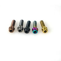 Boulons en titane à tête bombée M6 M8X25mm M5 ODM/OEM, acier Gr5, norme DIN
