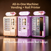 Distributeur automatique de vernis à ongles à commande centralisée avec grande capacité de stockage pour projets commerciaux