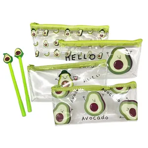 High Quality School Stationery Sets Avocado Pattern Notebook And Pen Gift Set