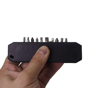 Abridor de Latas Industrial Compacto, Juego de Destornilladores Multifuncional de Tamaño Pequeño, Alicates de Archivo Profesionales, 10 Puntas, de Bolsillo - Product Image 4