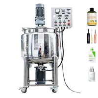 Dzjx 50l 100l 200l Vloeistof Geroerde Tank Met Koelmantel Vruchtensap Drank Chemische Homogenisator Emulgator Mengtanks