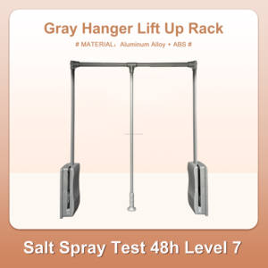 Organisateur suspendu de conception de tuyau minimaliste moderne Meilleures idées d'organisation de placard pour les vêtements dans la <span class=keywords><strong>chambre</strong></span> à coucher Support de <span class=keywords><strong>rangement</strong></span> élévateur - Product Image 2