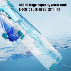 Hogedrukgloed In De Donkere Elektrische Waterabsorptie Speelgoedpistool Fluorescerend Schieteffect Automatisch Waterpistool Voor Kinderen - Product Image 2