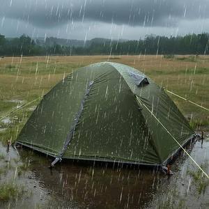 Carpa de Camping Impermeable y Ligera para 2 Personas, Carpa de Senderismo para Dos Personas, para Montañismo al Aire Libre con Toldo - Product Image 4