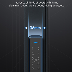 Tuya App kiểm soát vân tay khóa thông minh cho ngoài trời nhôm cửa trượt - Product Image 6