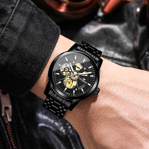 Fenzun Men's Stainless Steel Mechanical Auto Hollow Student <strong>Tide</strong> 2020 New Live Internet Celebrity Watch - Product Image 2