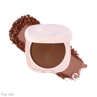 Nouveaux arrivages de poudre pressée mate pour maquillage du visage Poudre fixante végétalienne translucide pour peau foncée