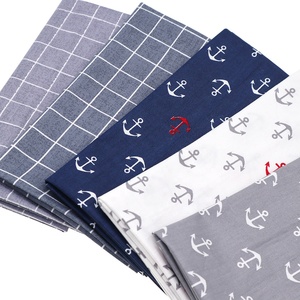 <span class=keywords><strong>Tissu</strong></span> en sergé 100% coton imprimé à grille respirant et doux pour la fabrication de draps de <span class=keywords><strong>lit</strong></span>, de robes et de masques faciaux - Product Image 1