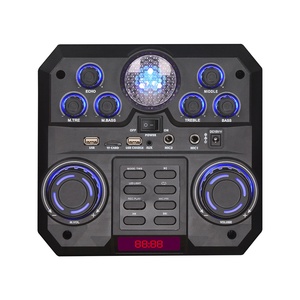 Ningda Electronics NDR-8888 ad alta potenza 4*8 pollici per esterni RGB illuminazione Wireless microfono altoparlante palco a batteria <span class=keywords><strong>K</strong></span> - Product Image 2