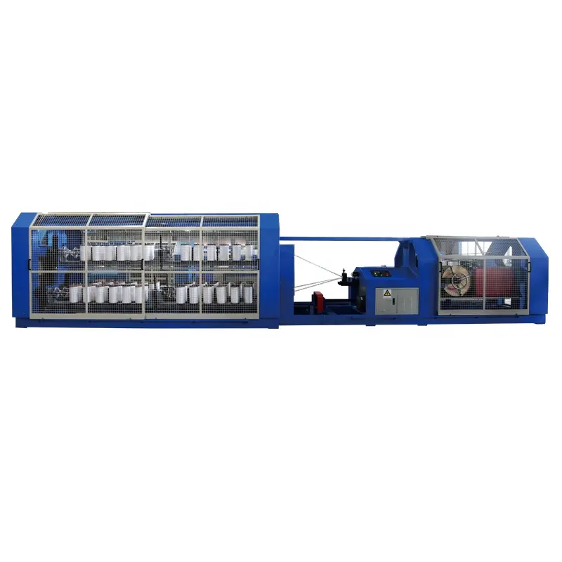 Máquina de fabricación de cuerdas de alta velocidad de 2mm a 6mm PLC HMI basado modelo electrónico máquina de fabricación de cuerdas