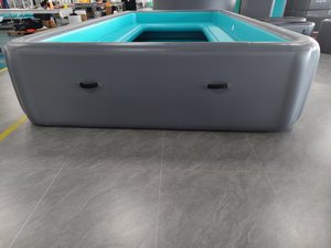 <span class=keywords><strong>Piscine</strong></span> gonflable carrée Drop Stitch, portable, pour la famille, en PVC, pour jeux aquatiques en plein air - Product Image 6