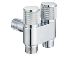 New Design Double open and double control Toilet Angle Valve 90 Degree Water Multi Function