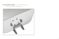 Pelle à pizza en acier inoxydable avec poignée pliable, pelle à pizza durable pour fours extérieurs, facile à ranger, idéale pour la cuisson et les barbecues