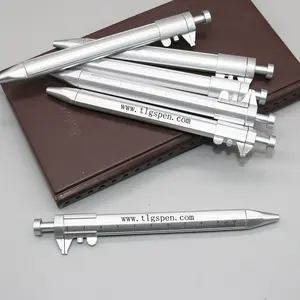 Multi Tool Pen Vernier Caliper Ballpoint Pen Multi Function Tool Multi-purpose Ball Pen Plastic Ruler Press Ball Pen