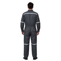 Combinaisons de travail en coton FR de haute qualité pour l'industrie minière, certifiées EN, antistatiques, pour hommes, avec impression en relief