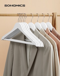 <span class=keywords><strong>SONGMICS</strong></span> 50 pièces/ensemble bois tissu pantalon pantalon <span class=keywords><strong>cintre</strong></span> personnalisé cintres en gros - Product Image 2