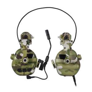 Auriculares tácticos de <span class=keywords><strong>protección</strong></span> <span class=keywords><strong>auditiva</strong></span> electrónica de nuevo diseño, comunicación <span class=keywords><strong>con</strong></span> <span class=keywords><strong>orejeras</strong></span> de cancelación de ruido, novedad de 2017 - Product Image 2