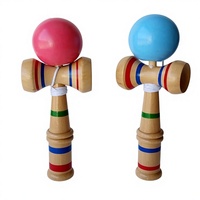 Jeu de Kendama traditionnel japonais artisanal pour enfants, entraînement aux compétences de trompettiste, jouet en bois Kendama