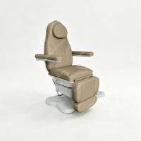 Fauteuil de soin esthétique rose à 4 moteurs chauffant et rotatif, table d'examen médical électrique, table de massage, lit de beauté pour extensions de cils