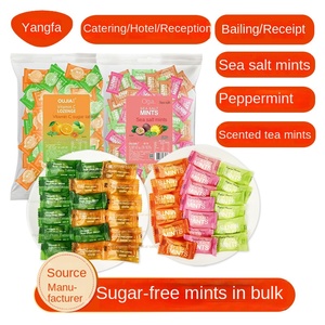 Bonbons à la menthe en vrac durs de qualité supérieure 10 types-Saveur fruitée rafraîchissante, emballage durable avec logo personnalisé pour la réception de l'hôtel - Product Image 4