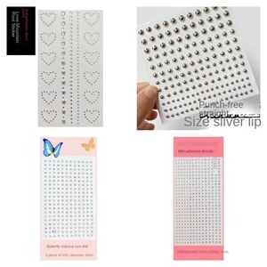 Pegatinas decorativas creativas para premios <span class=keywords><strong>de</strong></span> jardín <span class=keywords><strong>de</strong></span> infantes DIY para niñas, piedra <span class=keywords><strong>de</strong></span> diamantes <span class=keywords><strong>de</strong></span> imitación, cristal acrílico, decoraciones <span class=keywords><strong>de</strong></span> maquillaje <span class=keywords><strong>de</strong></span> diamantes - Product Image 4