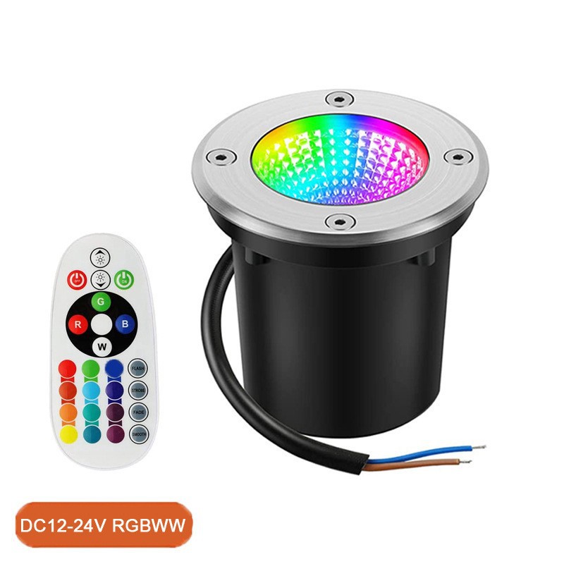OEM ODM светодиодный прожектор, умное приложение RGB, изменение цвета, дистанционное управление, IP65, водонепроницаемая потайная лампа, утопленный светильник, светодиодные Подземные Светильники