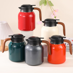 Vacuum Stainless Steel Teapot 316 With Lid Heat Resistant For <b>Tea</b> Coffee Office Use - Product Image 1