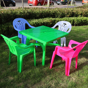 <b>Foldable</b> <b>Plastic</b> Garden Chair With Armrests 88x50x56 Cm Modern Design Outdoor Use - Product Image 3
