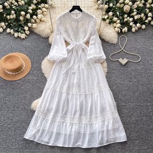 Vestido de Moda Elegante con Cuello Alto Estilo Vintage Francés Primavera 2026, Vestido Casual para Mujer - Product Image 6