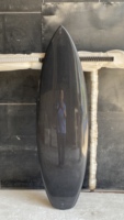 Planche de surf courte haute performance en carbone transparent