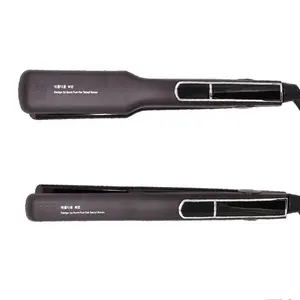 Professional Dual Voltage 3D Floating Styling Tools Korean Professional Ceramic Wide Plate Hair Straightener Fast Heating