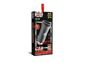 Caricabatterie per Auto WISDOMUP CC-06 2.4A USB Tipo A 12-24V con Presa Accendisigari e Porta AUX - Product Image 1