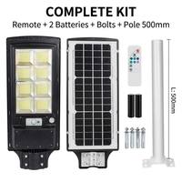Lampu Jalan LED Tenaga Surya Langsung dari Pabrik 960 Beads 250 SQM 10 Modul 2x5 Array Sensor PIR 24000mAh 15-30 Jam Timer Remote