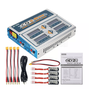 เครื่องชาร์จแบตเตอรี่ EV-PEAK CQ3 100Wx4 10A LiPo/LiHV/NiCd/NiMh พร้อมฟังก์ชั่นดิสชาร์จ ผลิตในกวางตุ้ง ประเทศจีน อะไหล่โดรน - Product Image 1
