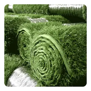 Wholesale outdoor landscaping green carpet 20mm 30mm 40mm gazon synthet en rouleau for garden