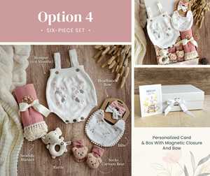 Mantas de Punto Bordadas Personalizadas Kaiyue para Bebé, Regalos para Recién Nacido, Nuevos Sets de Regalo para Bebé, Conjunto Personalizado para Niños y Niñas - Product Image 4