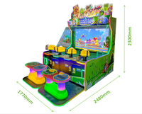 Machine de jeu vidéo de tir aquatique à monnayeur pour 4 joueurs avec grand écran, garantie 1 an pour les centres de jeux