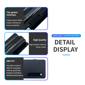 Remplacement pour batterie d'ordinateur portable <span class=keywords><strong>Dell</strong></span> <span class=keywords><strong>XPS</strong></span> 14 15 17 <span class=keywords><strong>L702x</strong></span> L502x L401X 312-1123 1127 453-10186 J70W7 JWPHF R795X WHXY3 6 cellules - Product Image 2