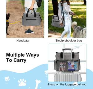 Borsa da Viaggio per Cani Impermeabile Personalizzata Approvata dalle Compagnie Aeree Zaino per Animali Domestici Valigia Borsa Weekend - Product Image 4
