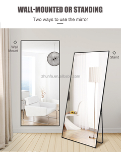 Gương Trang Điểm Bằng Kính Đứng Đặt Sàn Khung Nhôm Chất Lượng Cao Hiện Đại Theo Yêu Cầu - Product Image 5