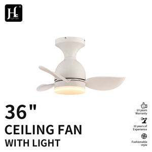 Ventilador de Techo LED de Estilo Nórdico Moderno con 3 Aspas, Motor de CA, Control Remoto, 6 Velocidades, Regulable, Hierro, 220V para Sala de Estar - Product Image 2