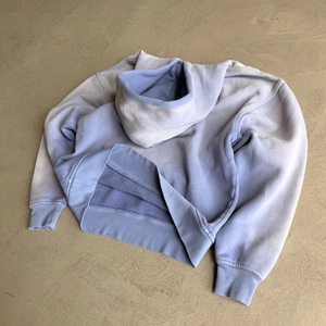 <span class=keywords><strong>Felpa</strong></span> con Cappuccio Personalizzata da Uomo, Pesante, con Lavaggio Acido e Minerale, Stile <span class=keywords><strong>Vintage</strong></span>, <span class=keywords><strong>Oversize</strong></span>, Streetwear, Vestibilità Ampia, in Pile Neutro - Product Image 3