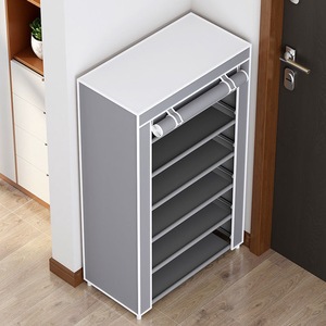 NFS <span class=keywords><strong>Scarpiera</strong></span> Piccola Salvaspazio Semplice Mobiletto da Ingresso in Plastica <span class=keywords><strong>per</strong></span> Uso Domestico Dormitorio Tessuto Soggiorno - Product Image 3